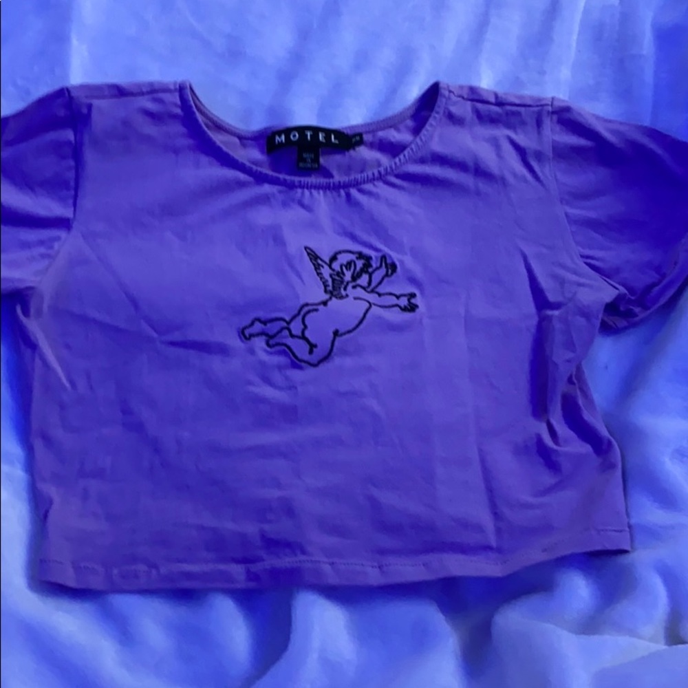 Motel rocks cropped tee